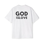 God is Love Heavy-Weight Unisex T-Shirt