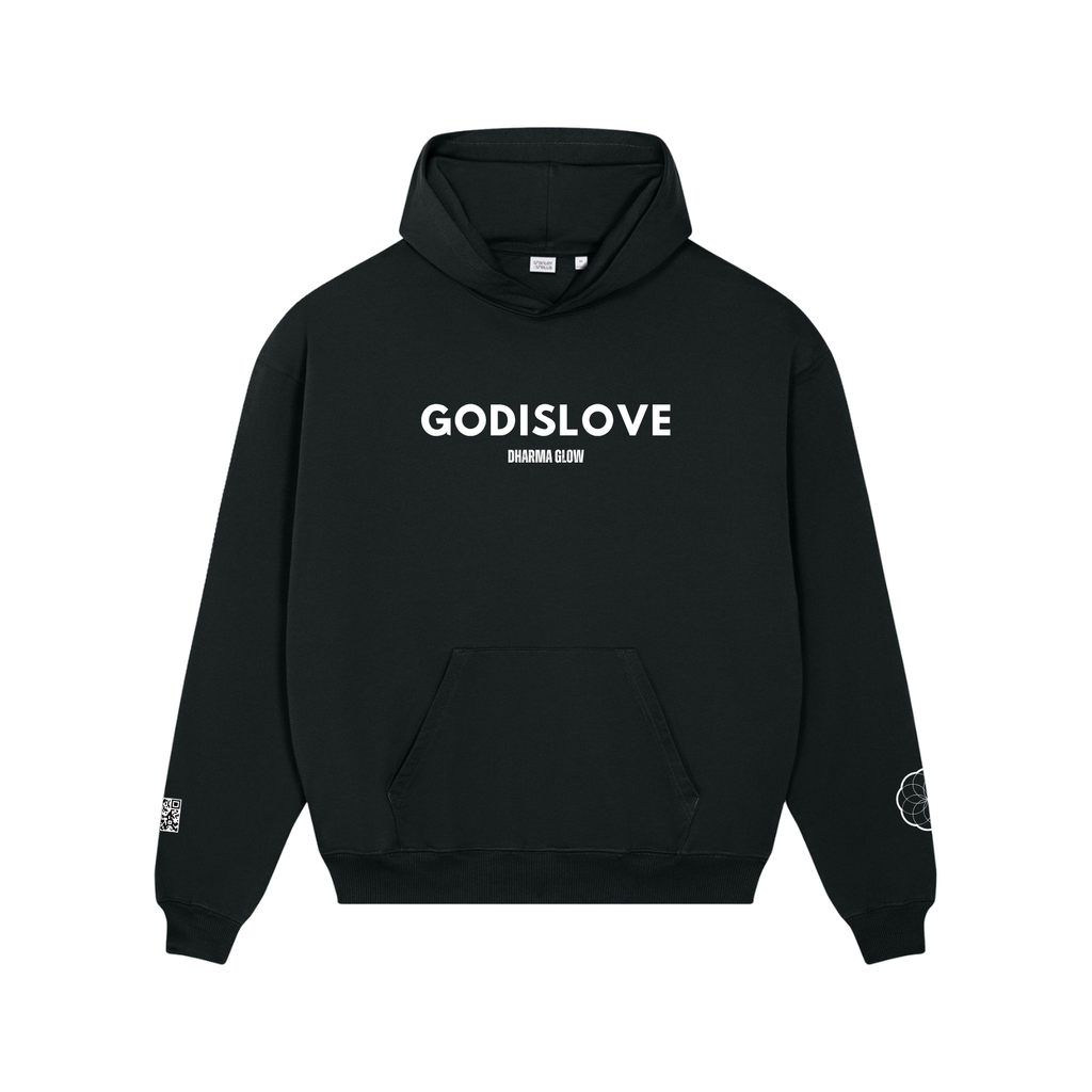 God Is Love 100% Organic Cotton Heavy-Weight Hoodie