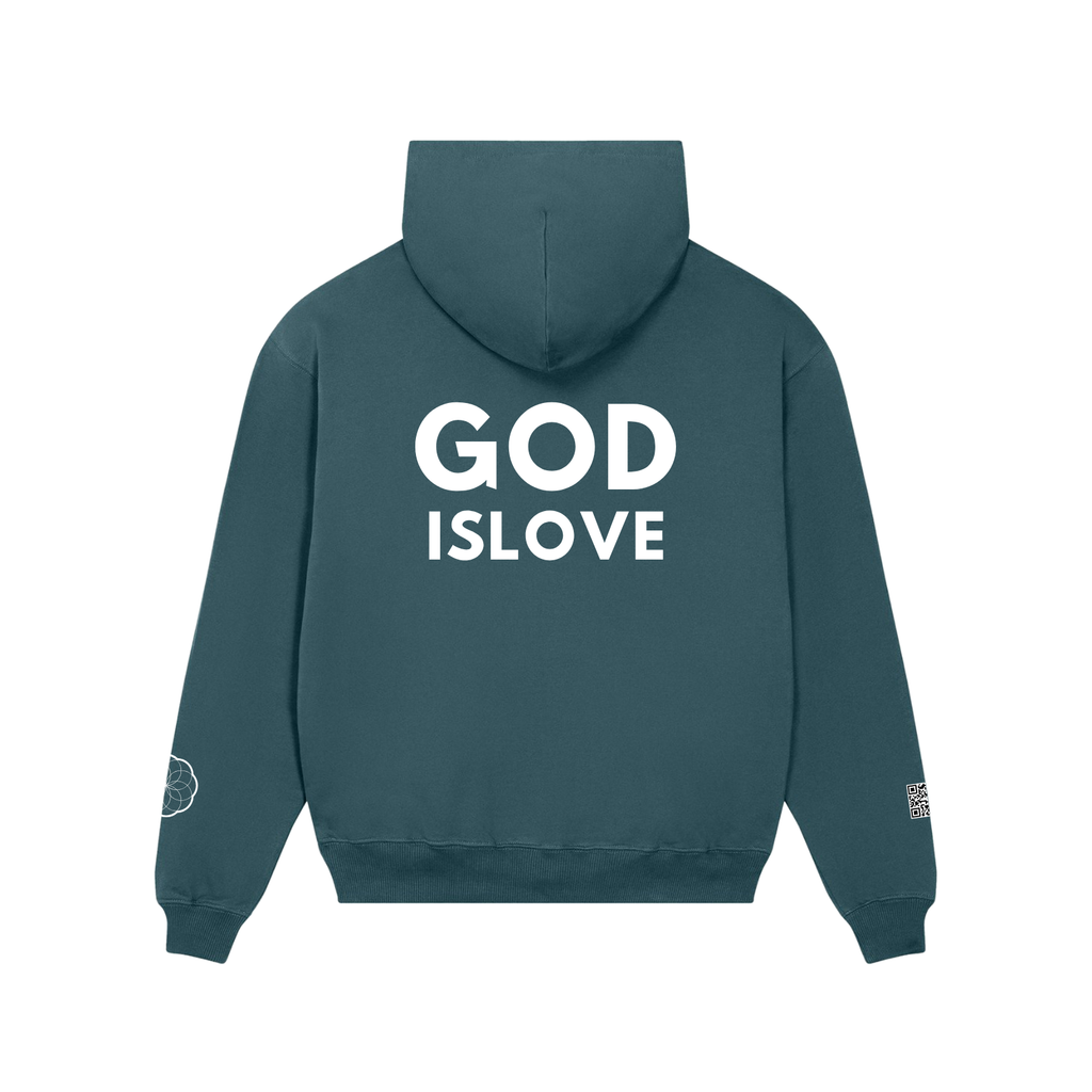 God Is Love 100% Organic Cotton Heavy-Weight Hoodie
