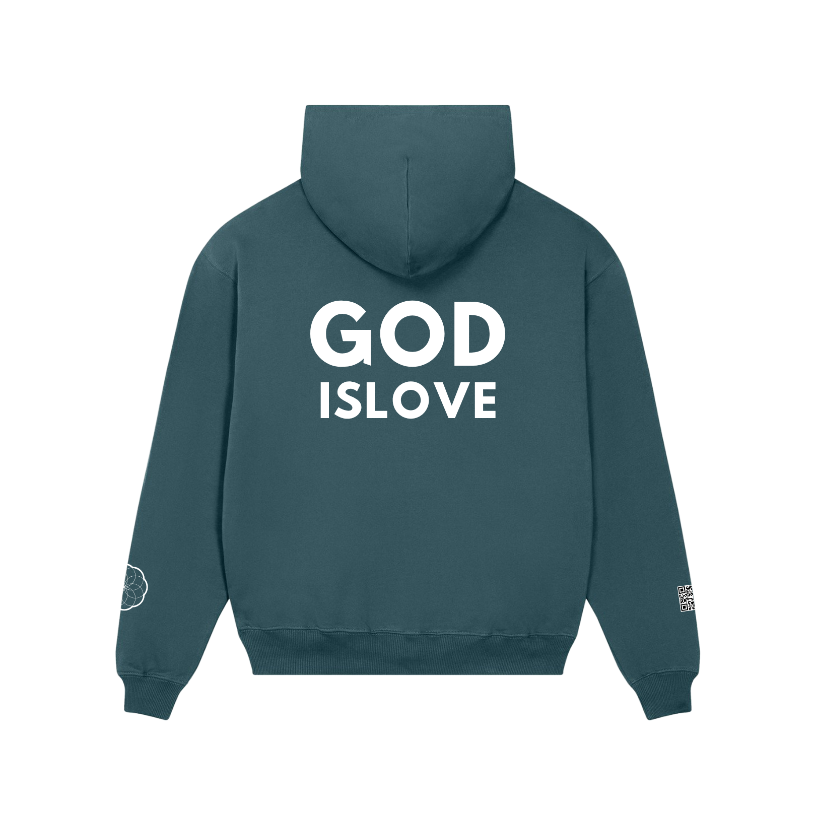 God Is Love 100% Organic Cotton Heavy-Weight Hoodie