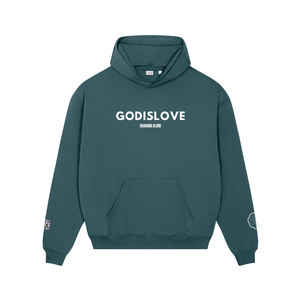 God Is Love 100% Organic Cotton Heavy-Weight Hoodie