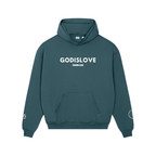 God Is Love 100% Organic Cotton Heavy-Weight Hoodie