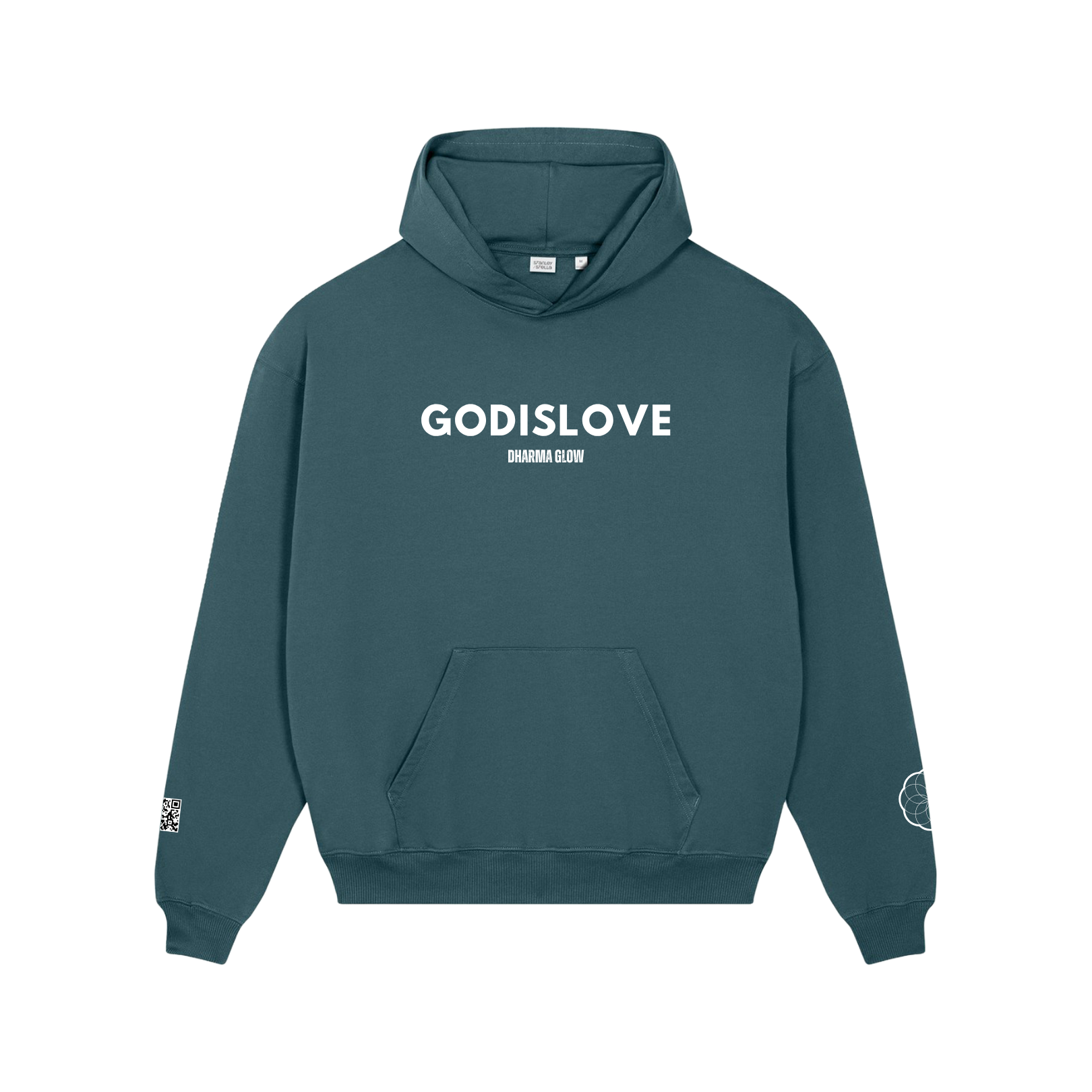 God Is Love 100% Organic Cotton Heavy-Weight Hoodie