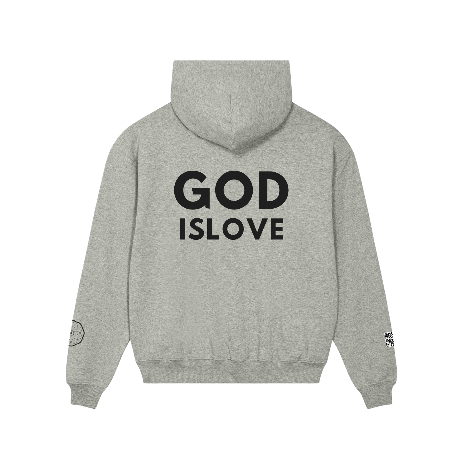 God Is Love 100% Organic Cotton Heavy-Weight Hoodie