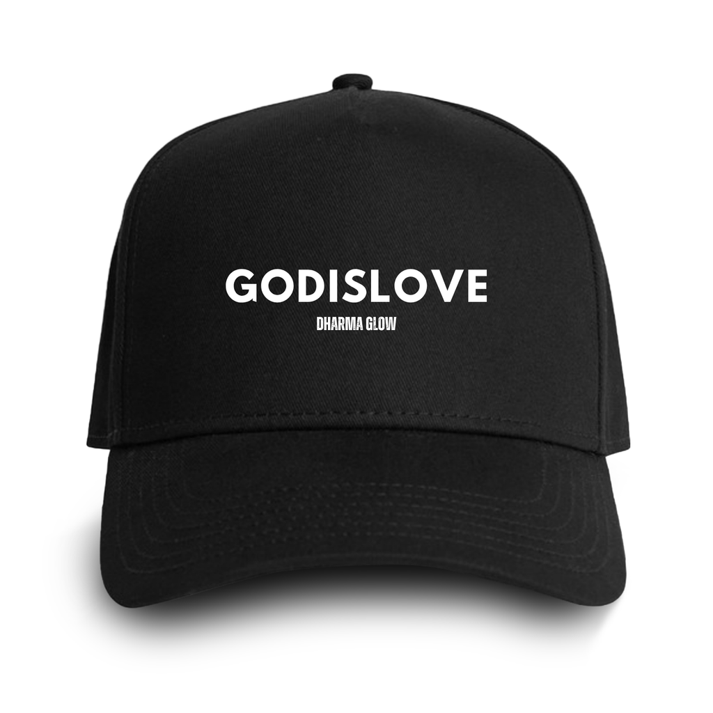 God is Love Embroidered Frame Cap