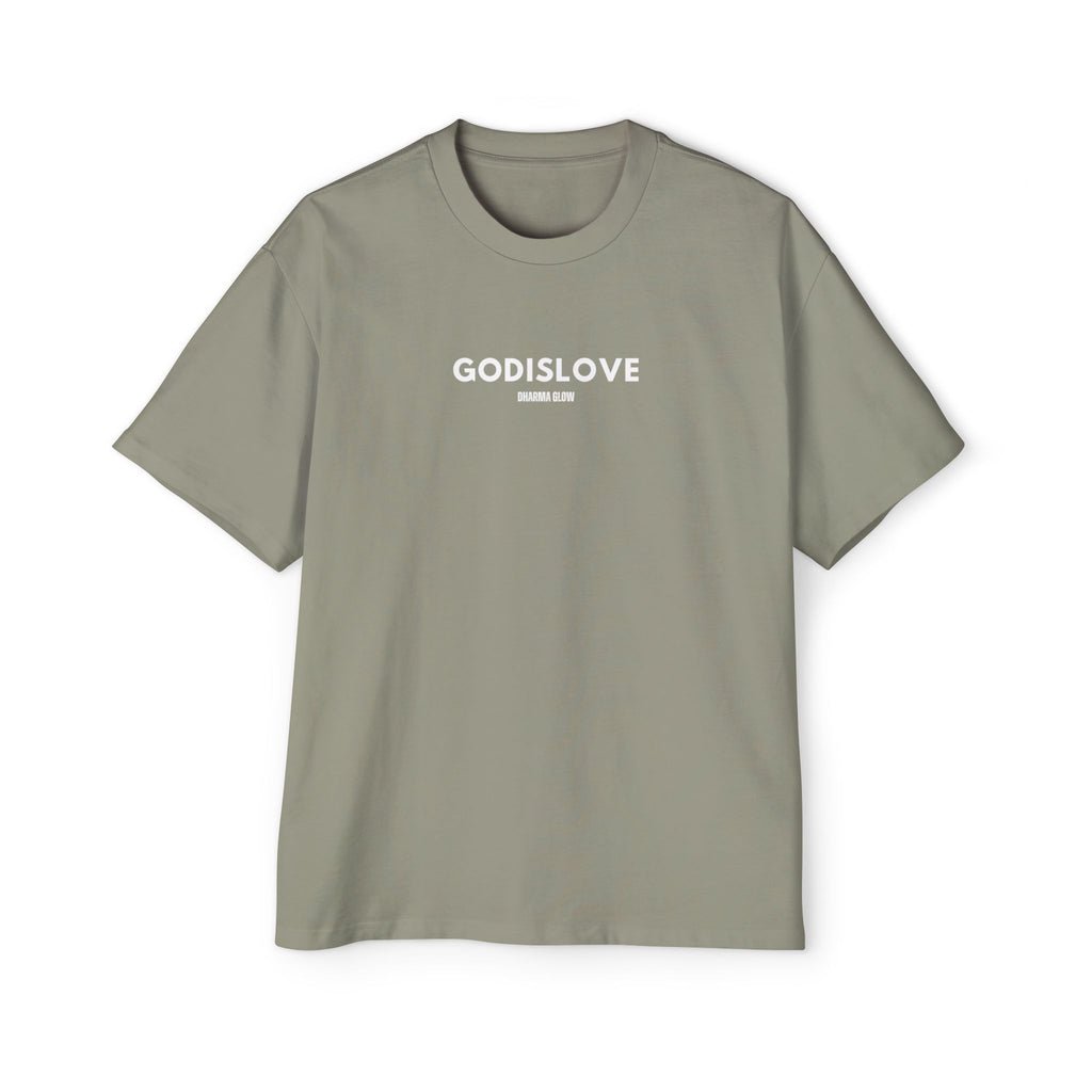 God is Love Heavy-Weight Unisex T-Shirt